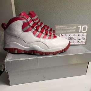 Air Jordan 10 X Red Steel 2005 Retro size 9
